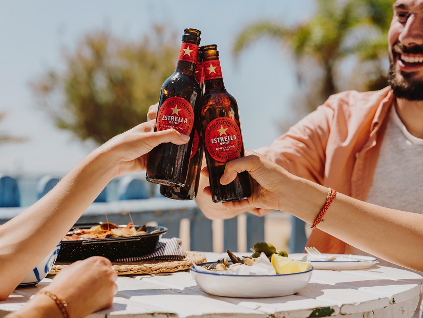 Bia Estrella Damm chai 330ml
