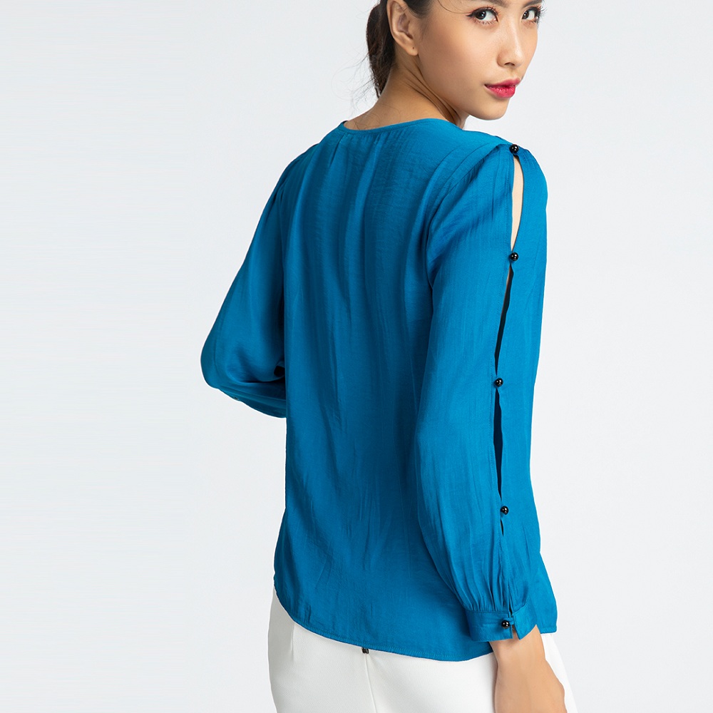 Áo Peplum Hity TOP104 (Xanh Ngọc Lam)