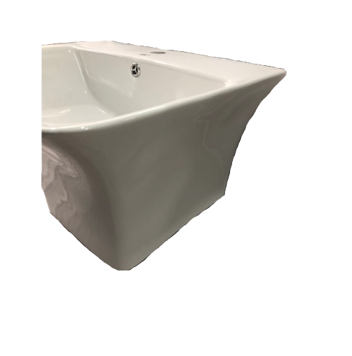 Chậu Lavabo treo tường liền chân