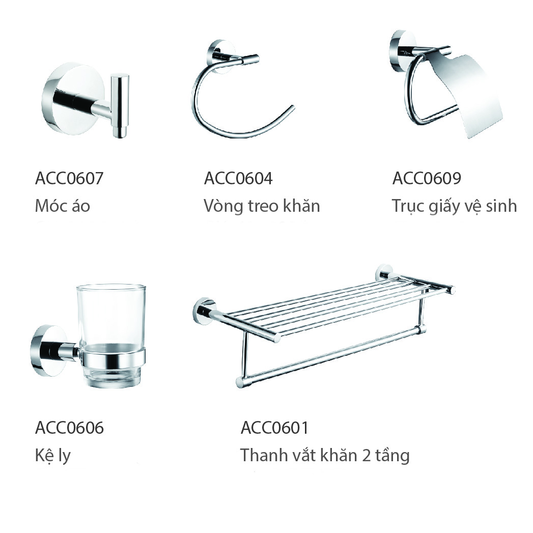 Móc treo quần áo đơn Moen - ACC0607