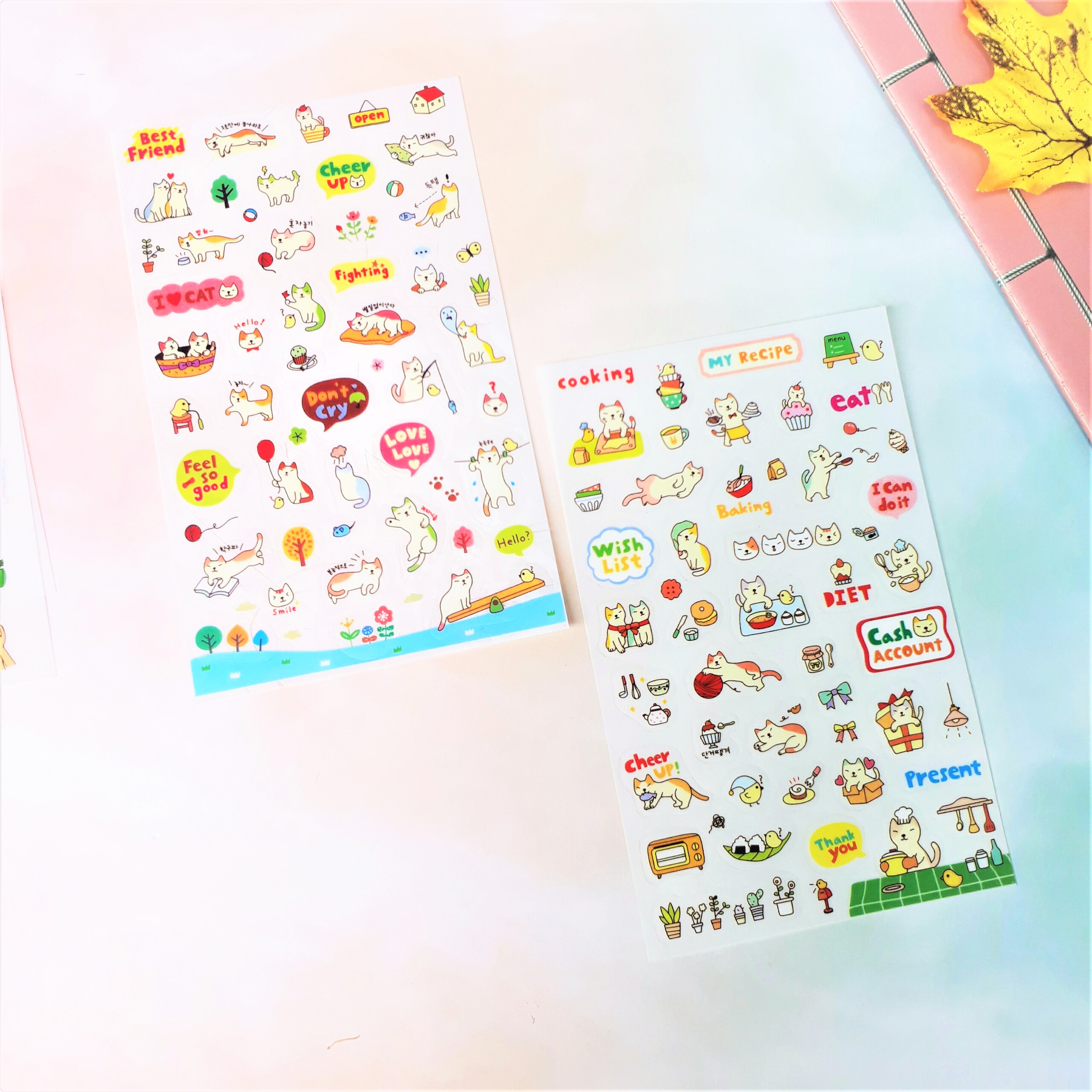 Combo 2 Bộ 6 Tấm Sticker Dán Trang Trí Thú Cưng A-1505 - My List