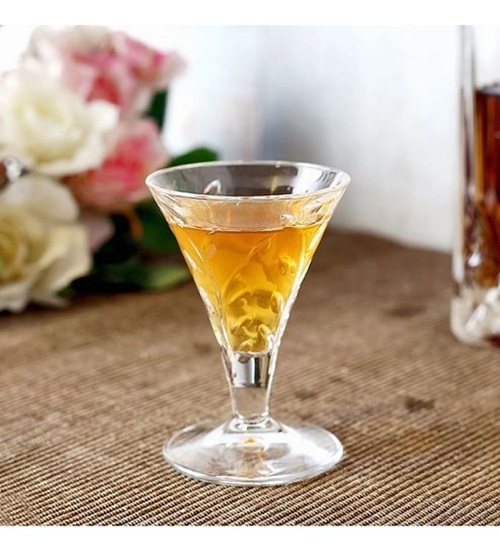 BỘ BÌNH VÀ 6 LY NHỎ PHA LÊ Ý RCR LAURUS 500ML - 60ML