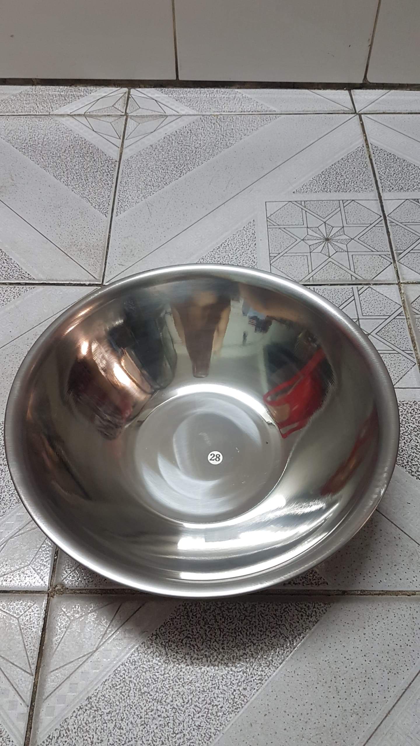 Bộ thau inox 10 cái từ 18cm đến 45cm