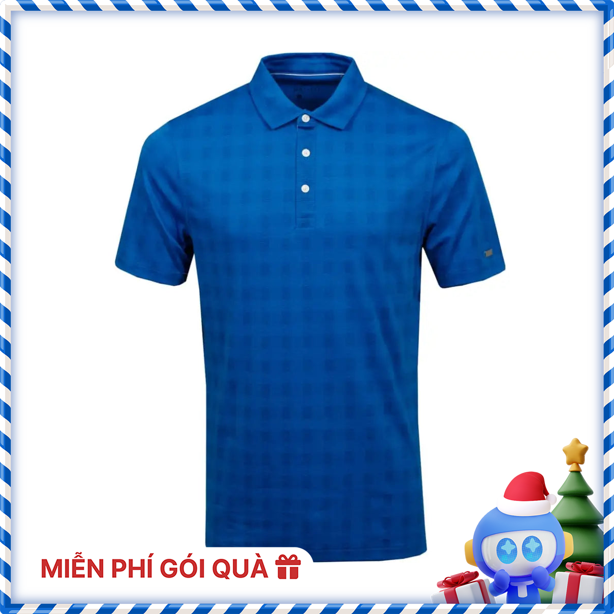 Áo Polo tay ngắn thể thao Nam NIKE ASMNKDRYPLAYERPOLOPLAID AV4193