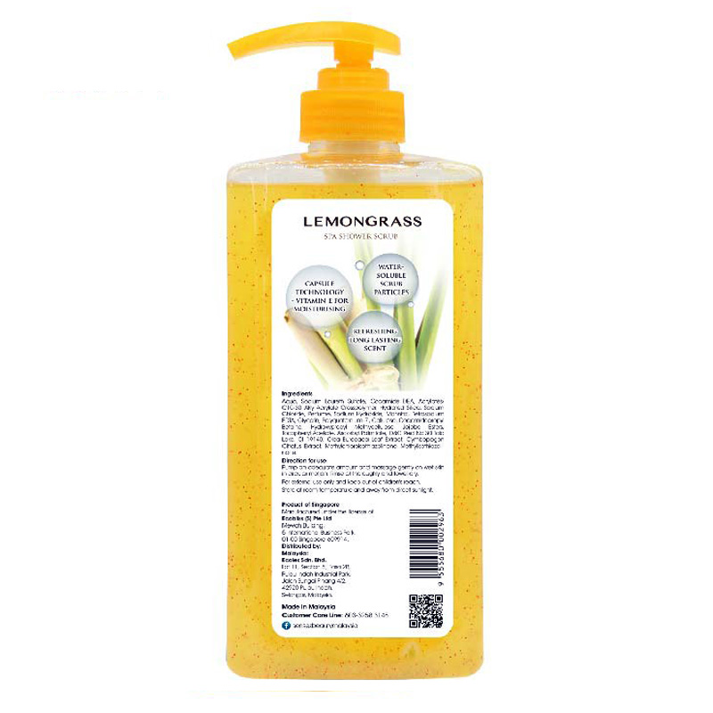 Sữa tắm Sensez Beauty Dưỡng Ẩm Hương Lemongrass có hạt massage, 680ml