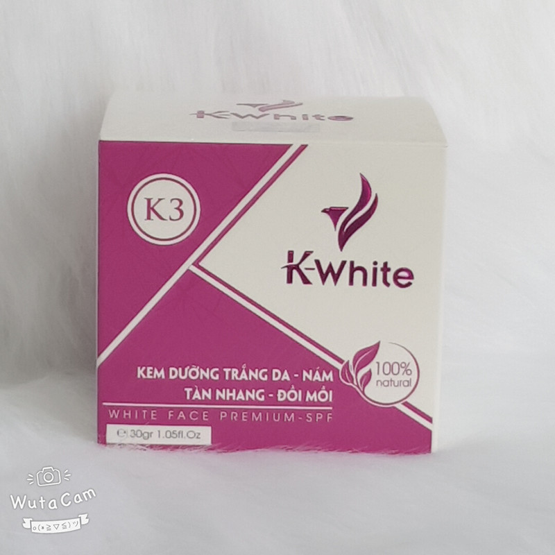 Kem Dưỡng Trắng Da, Nám, Tàn Nhang, Đồi Mồi - K-White - 30G