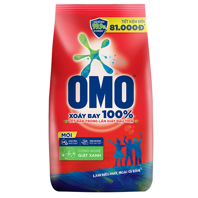 Bột Giặt Omo Đỏ 4.5kg