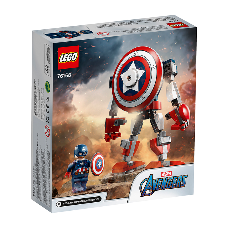 Đồ chơi LEGO SUPERHEROES Chiến Giáp Captain America 76168