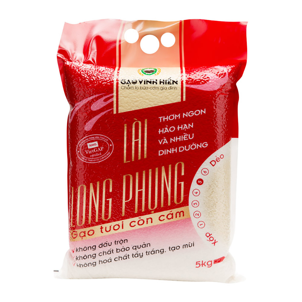 Gạo Đặc Sản Lài Long Phụng 5kg - Gạo Tươi Còn Cám