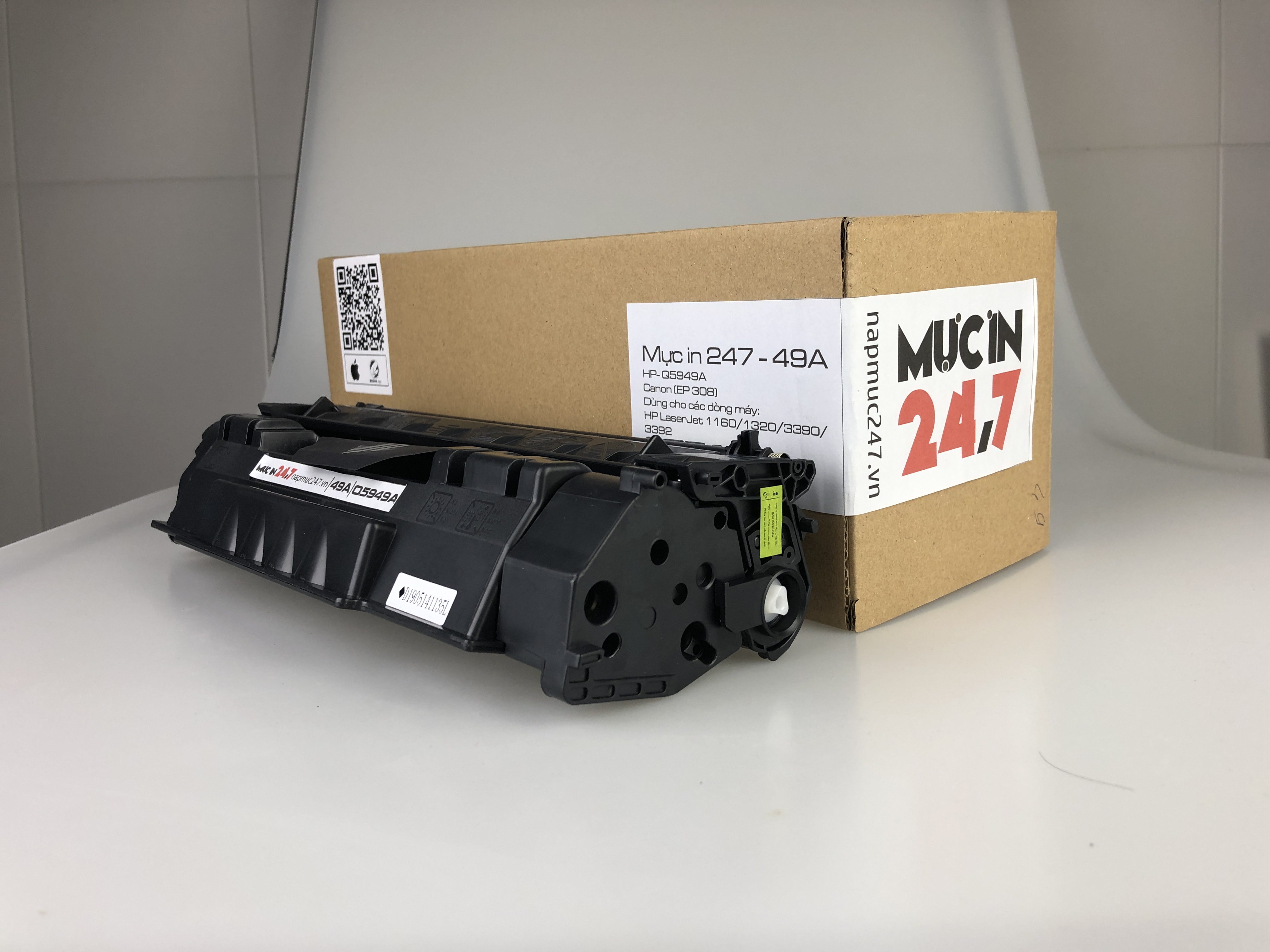 Hộp Mực In 49A HM247 Dùng Cho Máy In HP 1160, 1320,  Máy In CANON 3300, 3360 - Hàng Nhập Khẩu