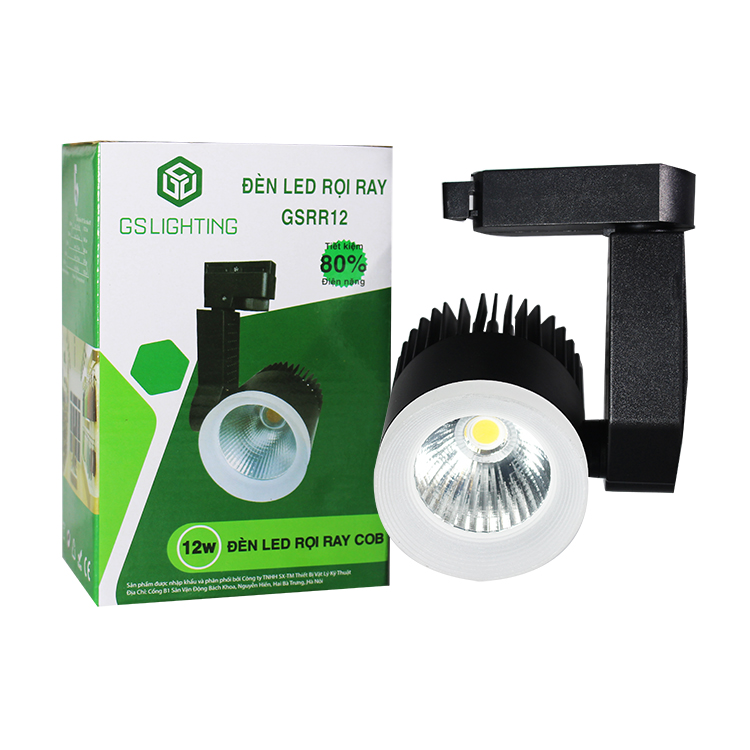 Đèn LED Rọi Ray 20W GSRR20 GS Lighting (Vỏ đen ánh sáng vàng)