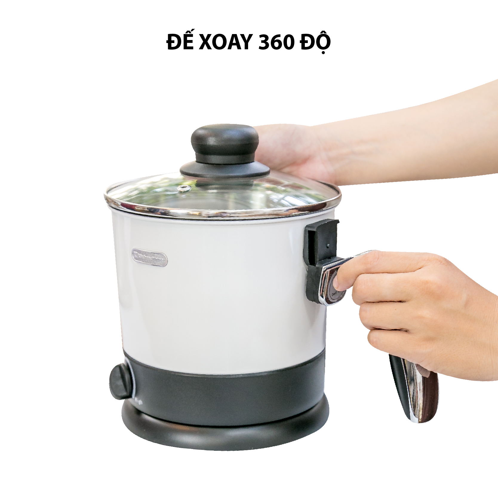 Ca Nấu Đa Năng Kuchenzimmer 3000211 (1L) - Trắng - Hàng chính hãng