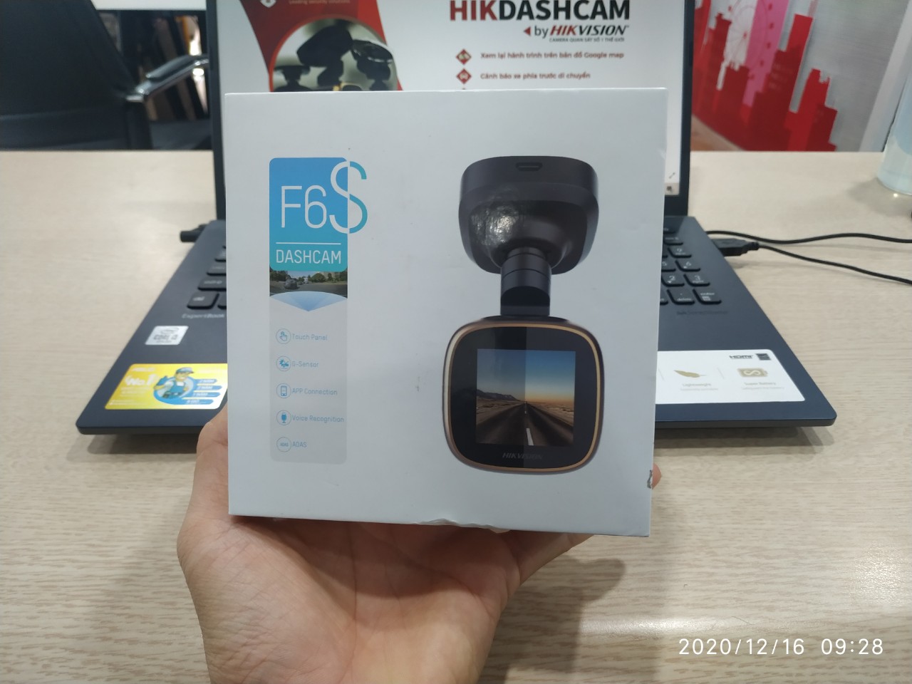 Camera hành trình thông minh Hikvision F6S [Hàng nhập khẩu]