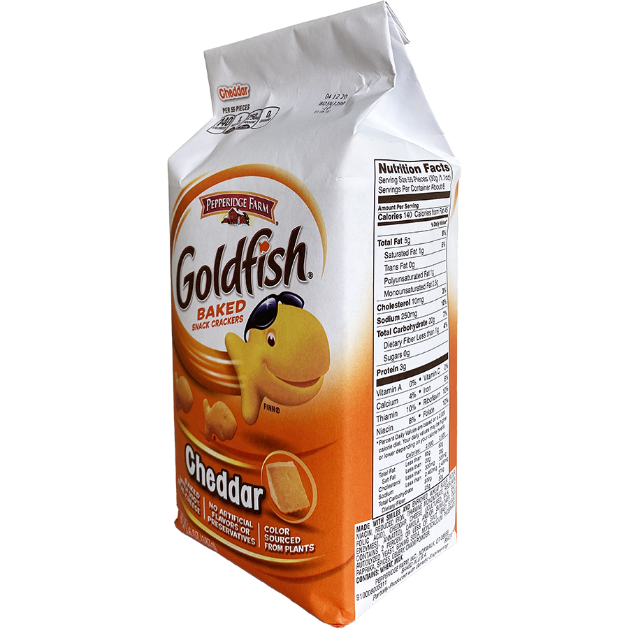 Bánh Goldfish Vị Phô Mai Cheddar Pepperidge Farm (187g)