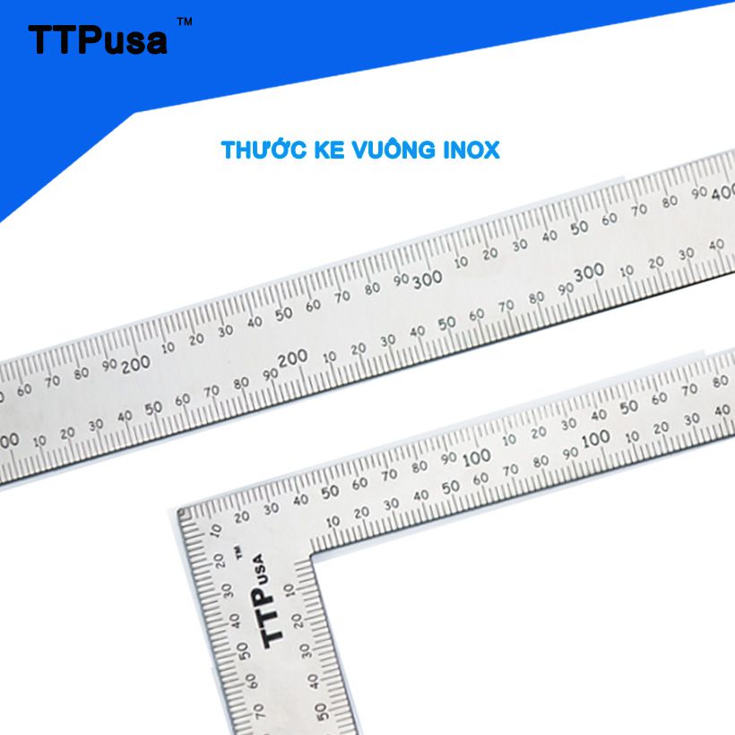 Thước ke vuông inox TTPusa 230-45-451