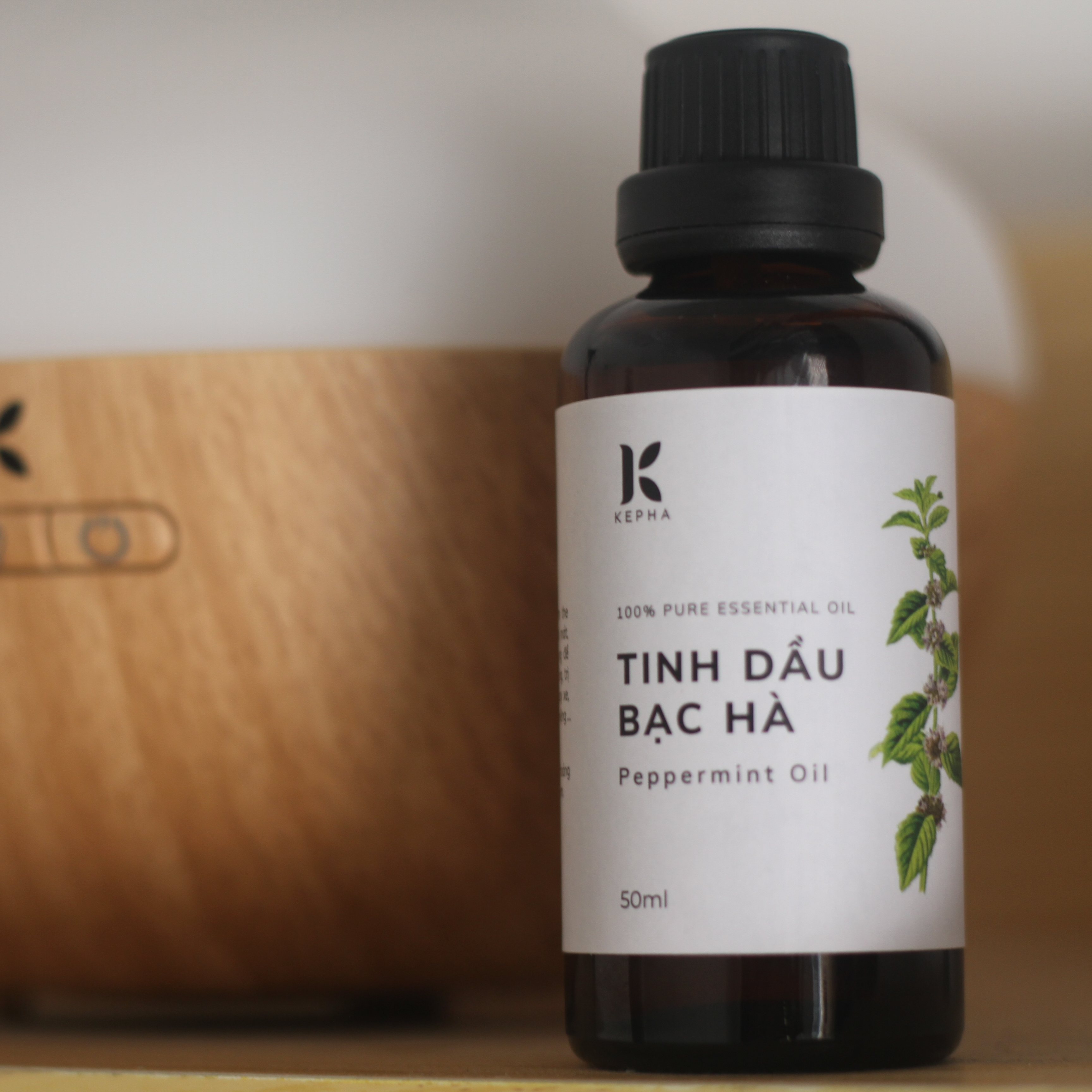 Tinh dầu Bạc Hà Peppermint Kepha 50ml - Nhập khẩu trực tiếp Ấn Độ - Đuổi chuột hiệu quả