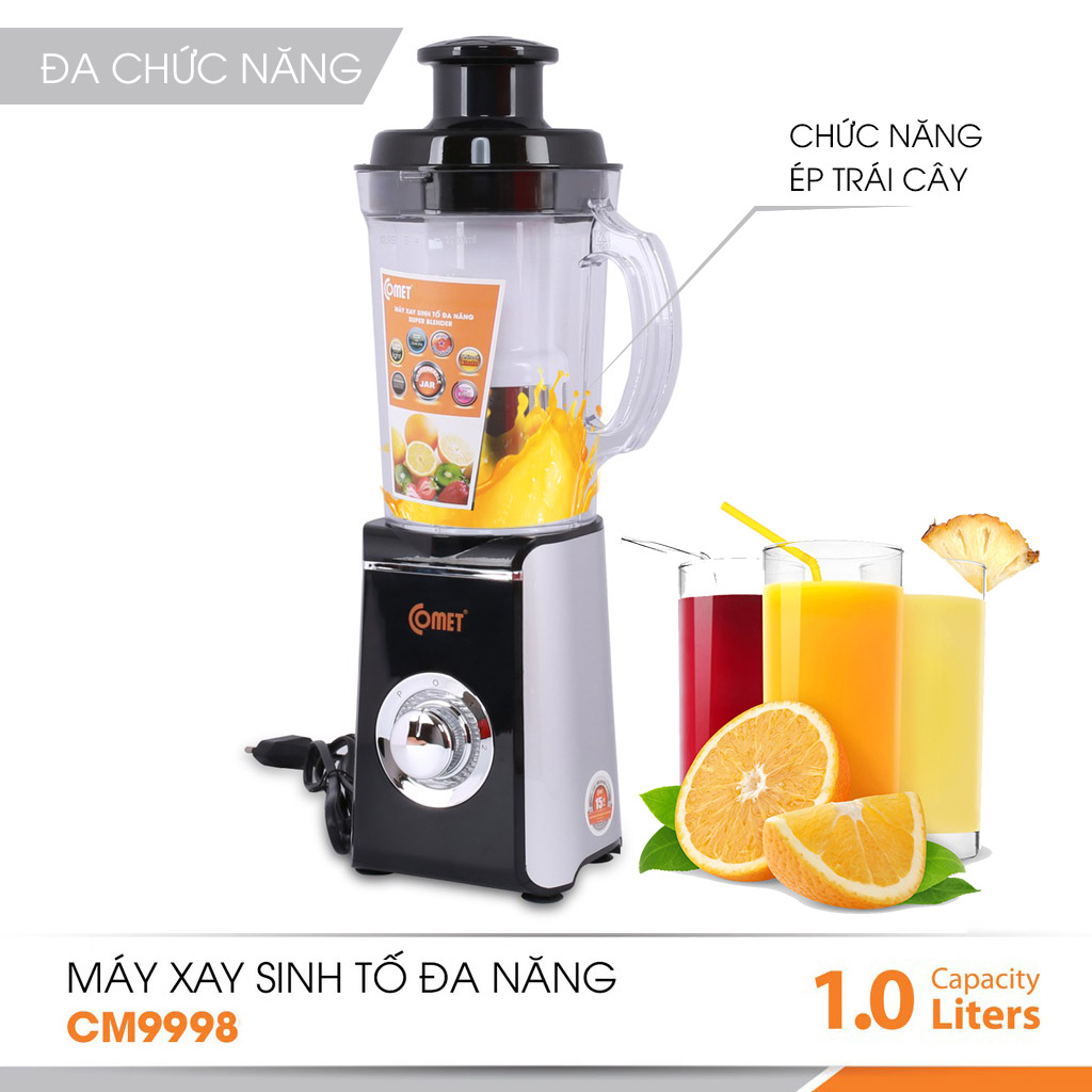 Máy xay sinh tố Comet CM9998 đa năng