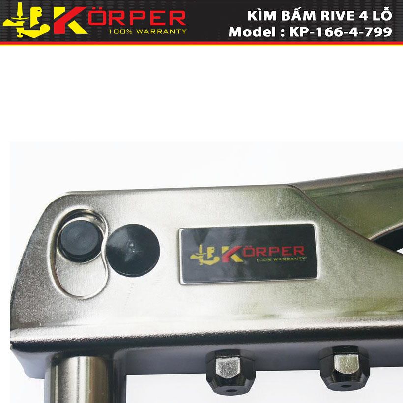 KÌM TÁN ĐINH 4 LỖ KÖRPER KP-166-4-799
