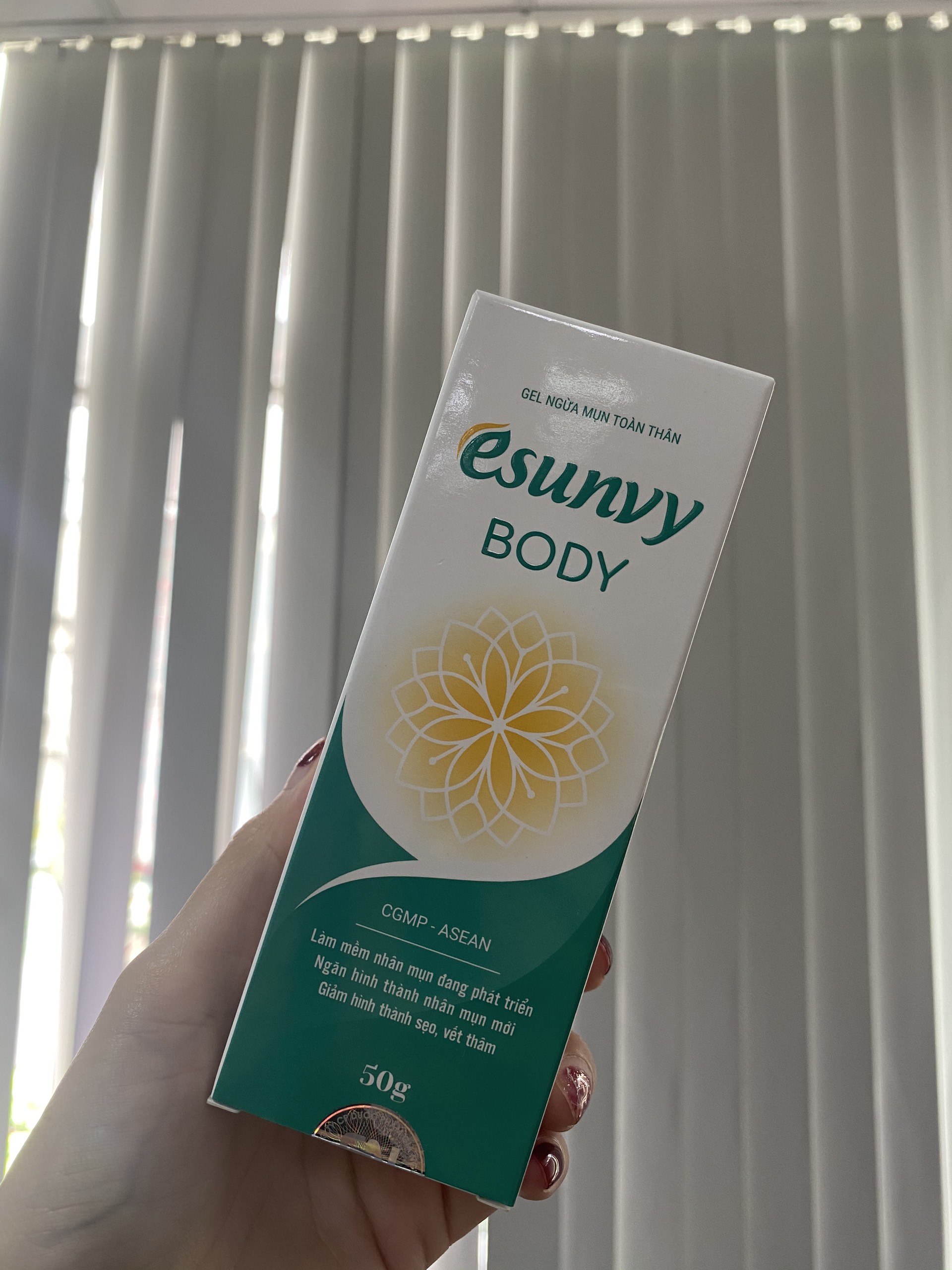 Gel Ngừa Mụn Toàn Thân Esunvy Body - Sạch mụn, hết thâm, mờ sẹo - Tuýp 50g