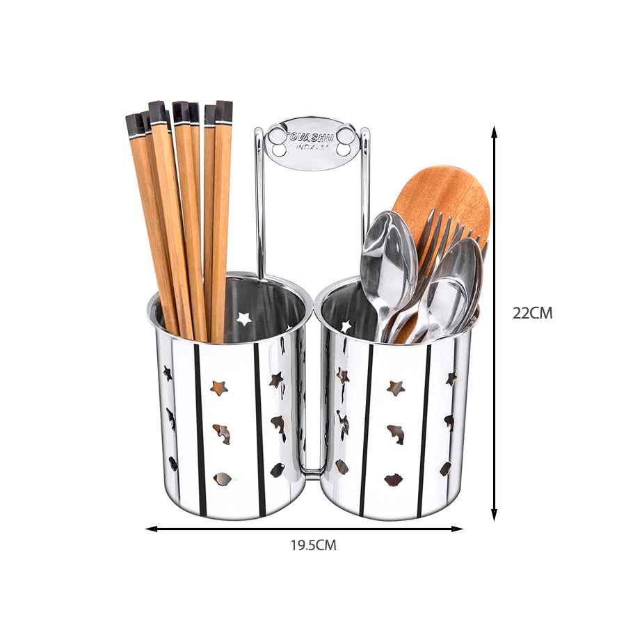 Kệ muỗng đũa treo + bắt vít  MC1