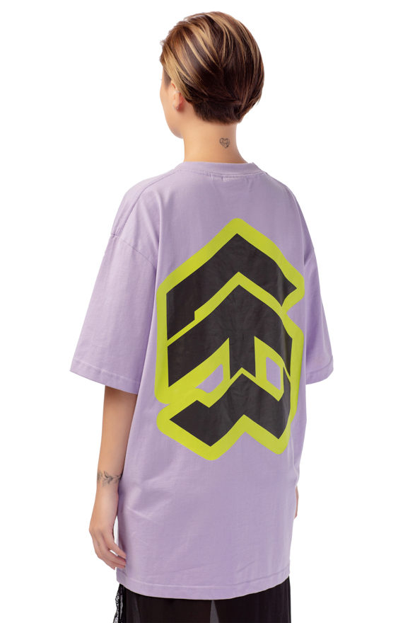 Áo Thun 5THEWAY Tay Ngắn Tím aka 5THEWAY /stroke/ BIG LOGO NEW TEE in PASTEL LILAC
