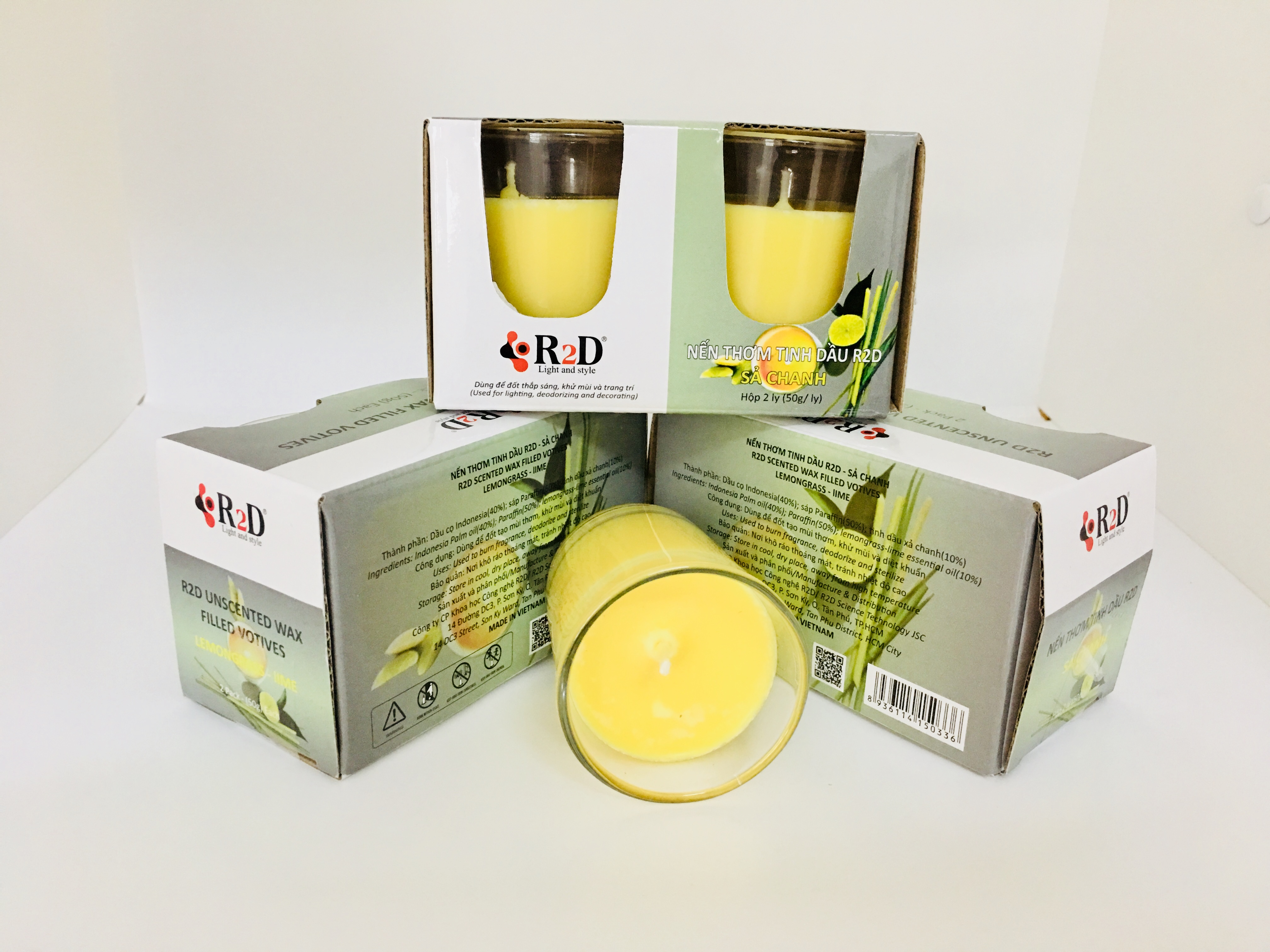 Combo 3 Hộp Nến Thơm Tinh Dầu R2D