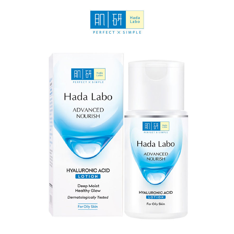 Dung dịch dưỡng ẩm Hada Labo Advanced Nourish Hyaluronic Acid Lotion Dùng Cho Da Dầu (100ml)