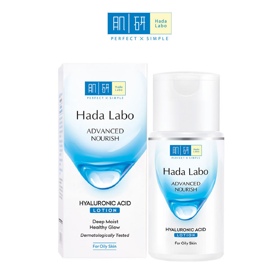 Dung dịch dưỡng ẩm Hada Labo Advanced Nourish Hyaluronic Acid Lotion Dùng Cho Da Dầu