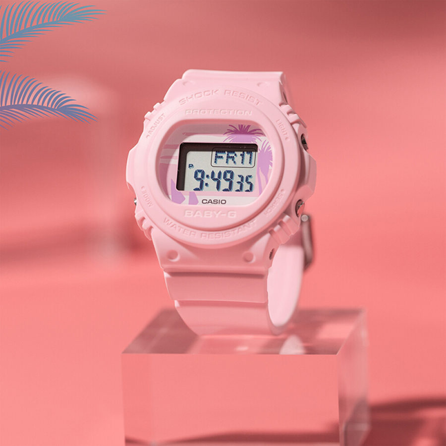 Đồng hồ nữ dây nhựa Casio Baby-G chính hãng BGD-570BC-4DR