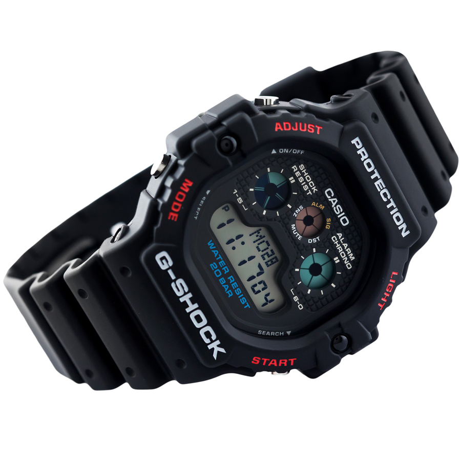 Đồng hồ nam dây nhựa Casio G-Shock chính hãng DW-5900-1DR