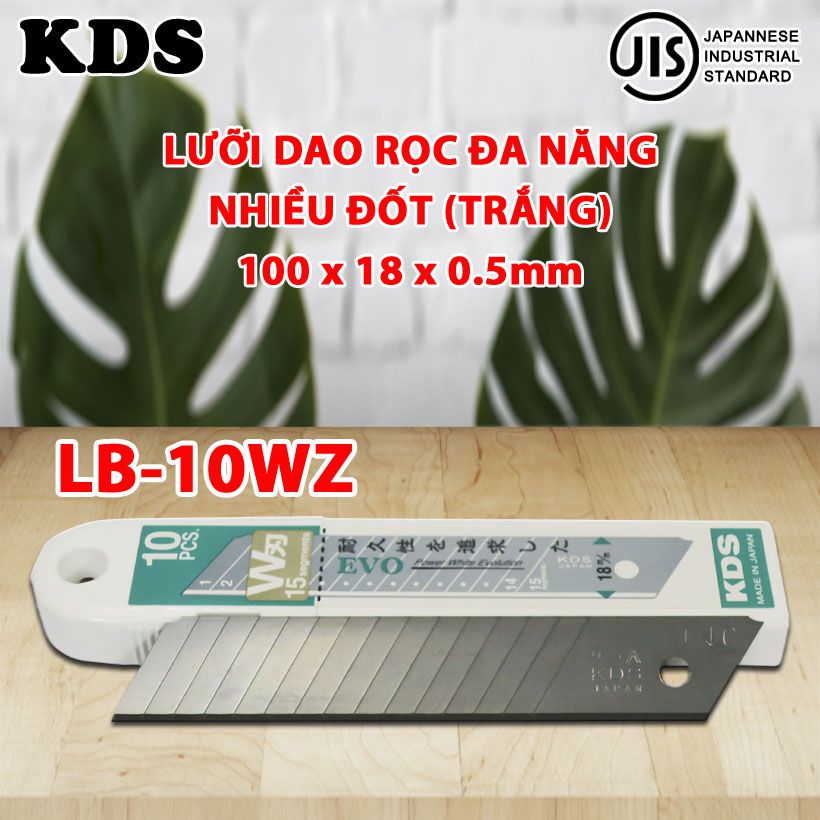 LƯỠI DAO 18mm KDS LB-10WZ