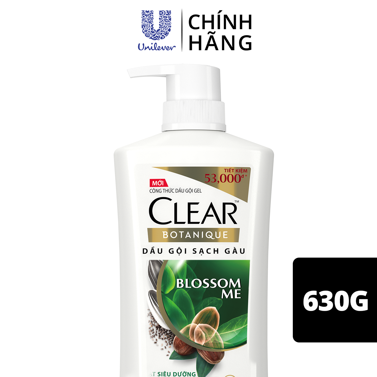 Dầu Gội Sạch Gàu Clear Botanique (630g)