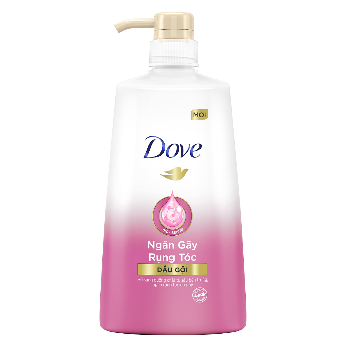 Dầu Gội 640g Dove Ngăn Gãy Rụng Tóc Tinh chất thiên nhiên Bioserum cho tóc chắc khỏe x5