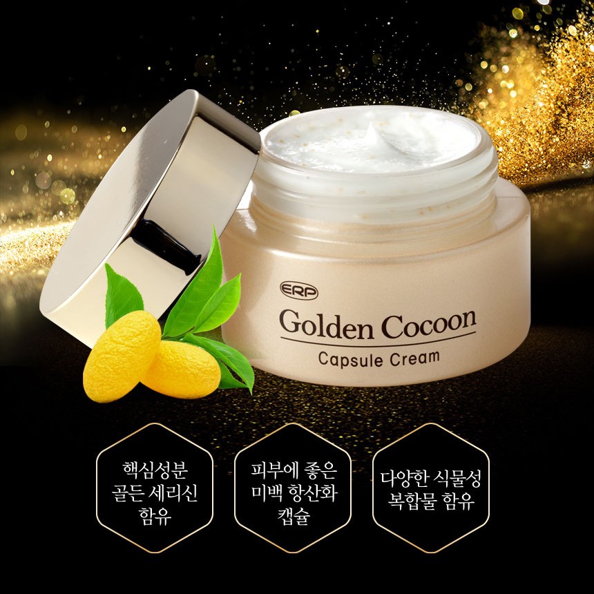 Kem dưỡng da tơ tằm vàng Golden Cocoon Capsule Cream Hàn Quốc