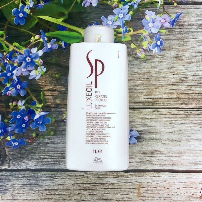 Dầu gội Wella SP Luxeoil Keratin Protect Shampoo phục hồi tóc hư tổn cao cấp Đức 1000ml