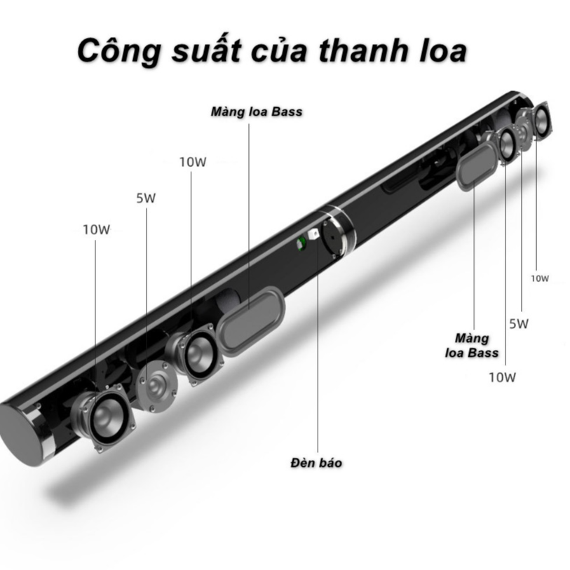 Loa Soundbar TV LP-1807 Bluetooth 5.0 Âm thanh sống động