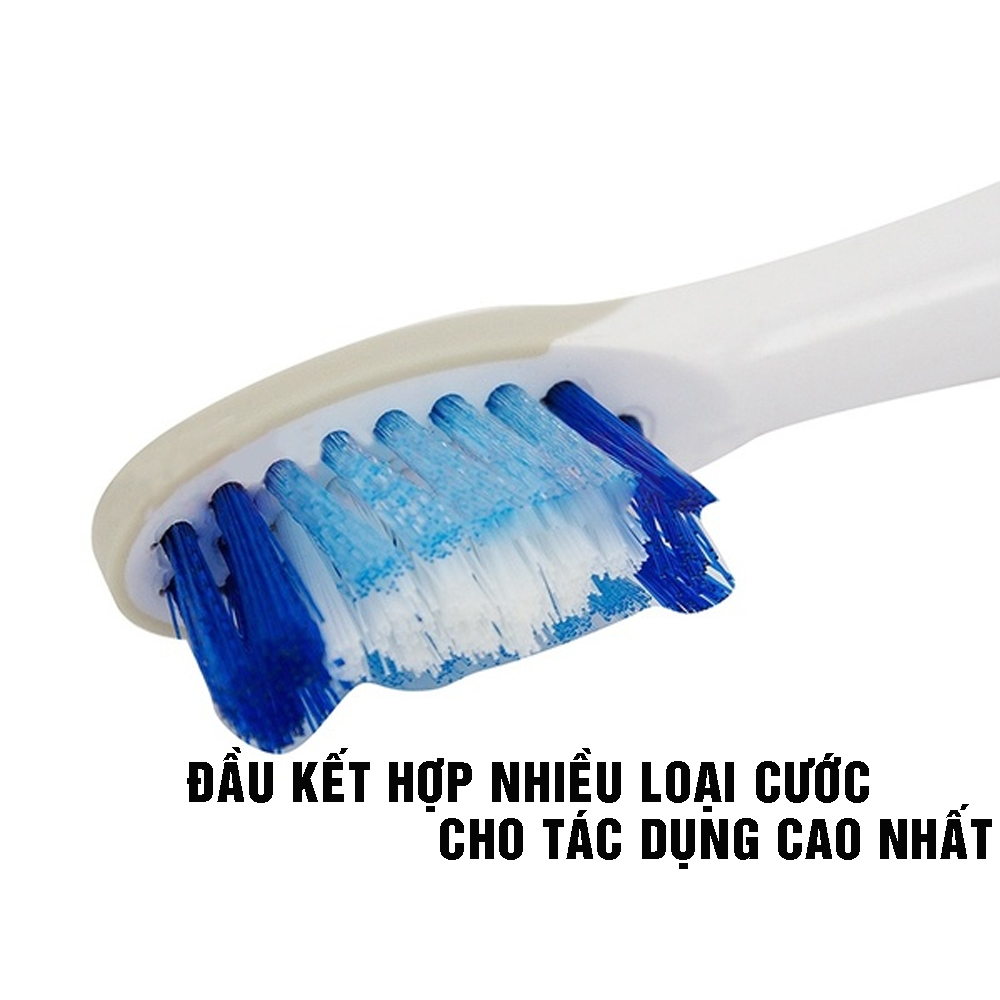 Cho các dòng máy Pulsonic của Oral-B Braun, Bộ 4 Đầu bàn chải S32-4 (SR32-4), đánh tan mảng bám, làm sạch cao răng, cho răng sáng bóng