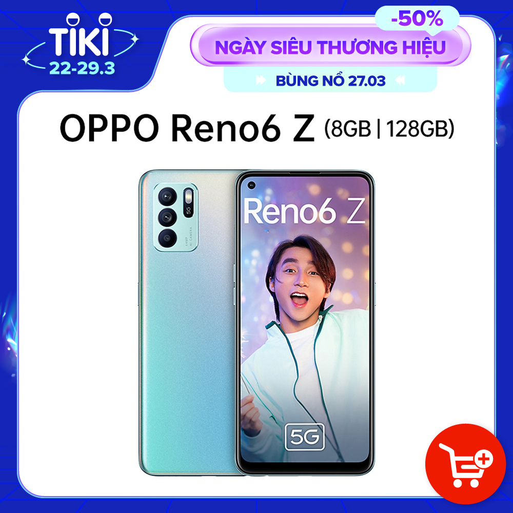 Điện Thoại Oppo Reno 6Z 5G (8GB/128G) - Hàng Chính Hãng