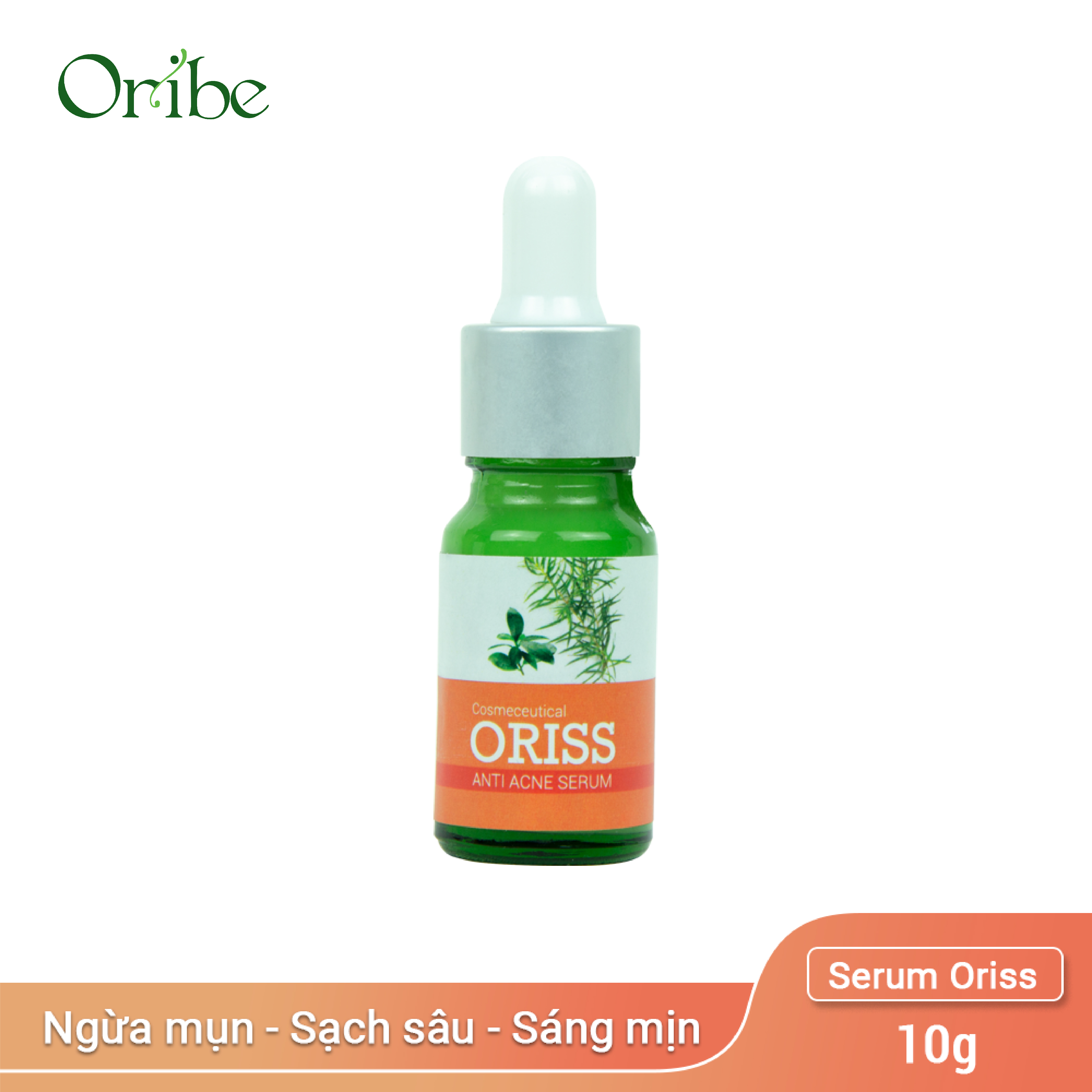 Combo Hỗ Trợ Trị Mụn Oriss - Sữa Rửa Mặt Ngừa Mụn Oriss 100g + Serum ngăn ngừa mụn Oriss 10g