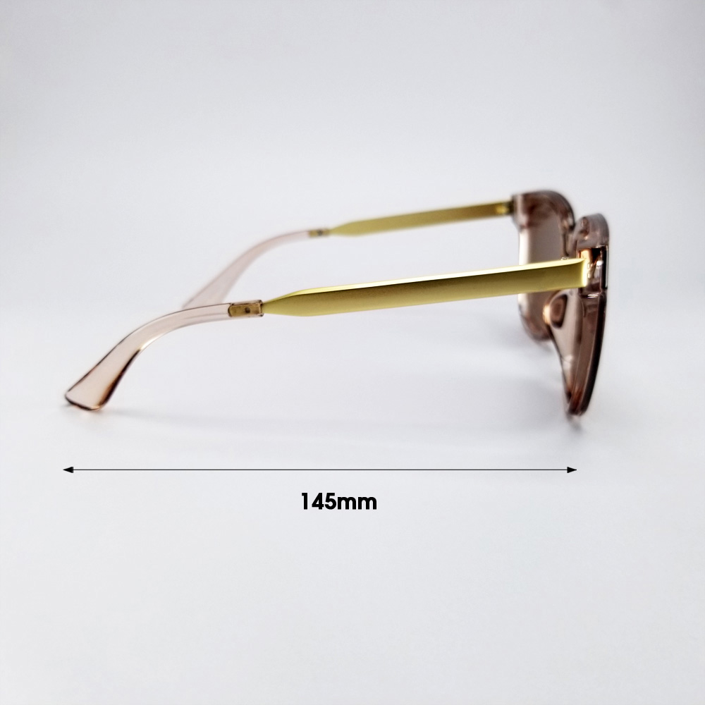 Mắt kính mát nữ thời trang DKY6035NTR. Tròng Polarized phân cực chống tia UV, gọng Kim loại không gỉ