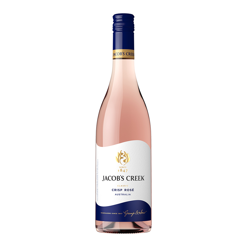 Rượu vang hồng Jacob's Creek Classic Crisp Rosé 750ml 12.0% - Không hộp