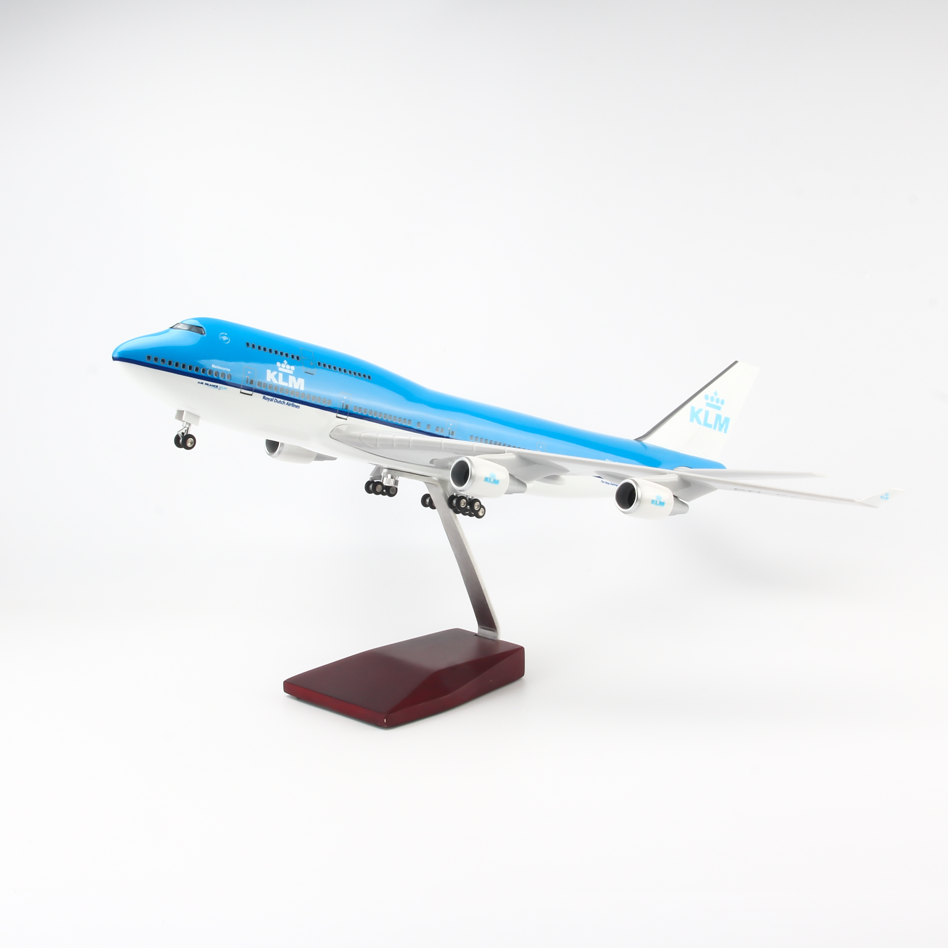 MÔ HÌNH MÁY BAY B747 KLM 47CM EVERFLY (LED)