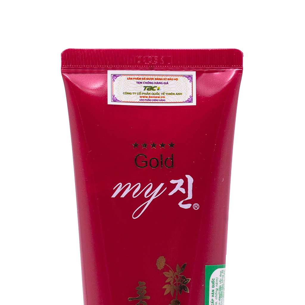 Sữa Rửa Mặt Chống Lão Hóa Hàn Quốc Hồng Sâm Cao Cấp My Jin Gold (130ml) – Hàng Chính Hãng