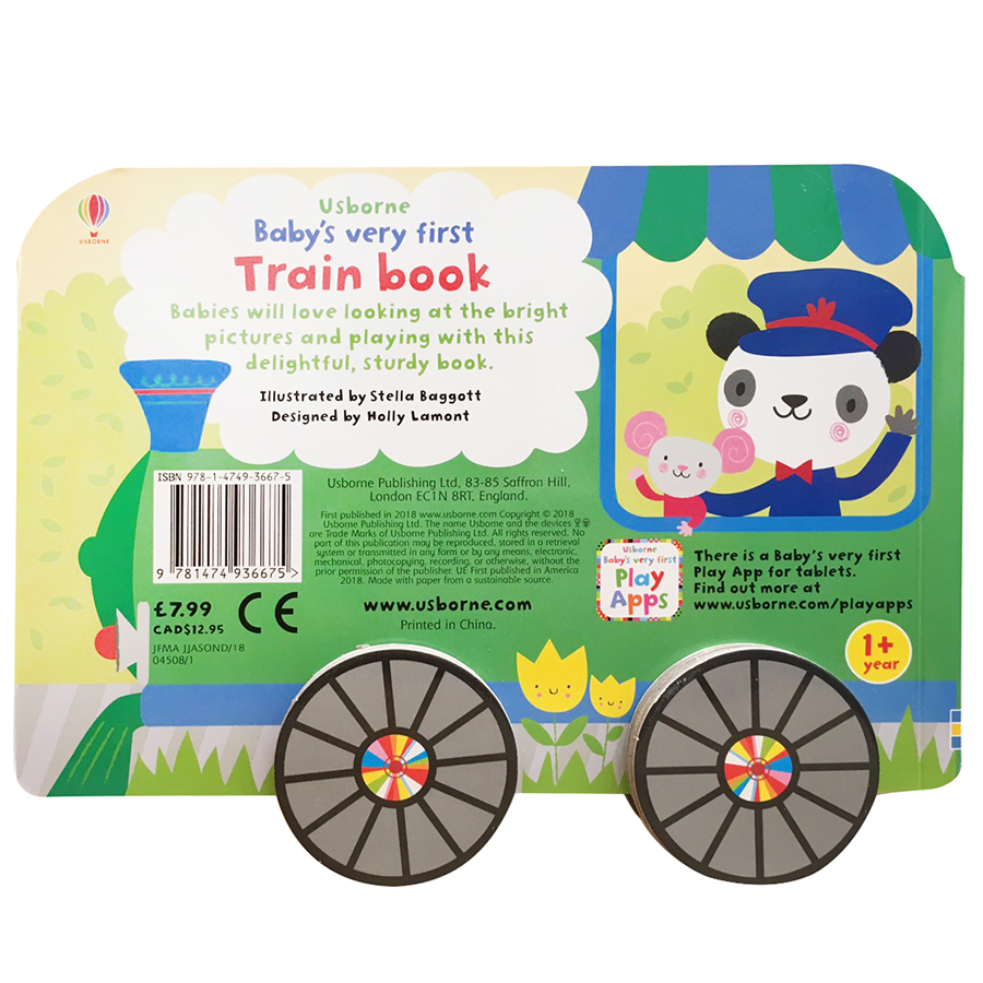 Sách thiếu nhi tiếng Anh - Usborne Baby's Very First: Train Book