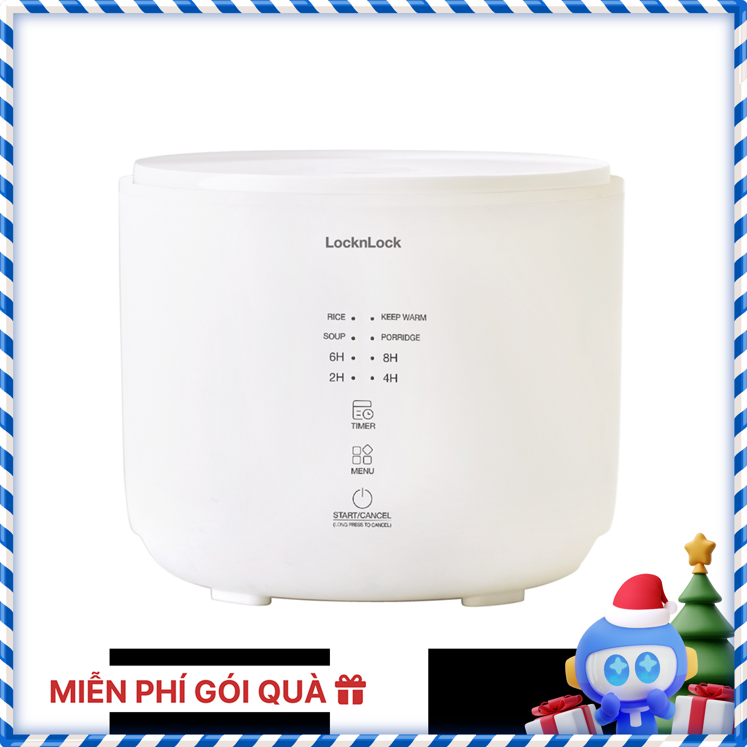 Nồi Cơm Điện Locknlock Donggeurami Rice Cooker EJR334IVY - Hàng chính hãng