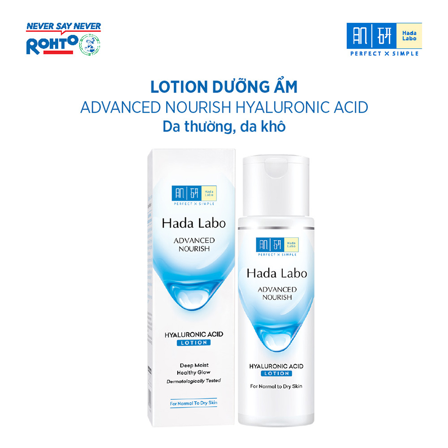 Dung dịch dưỡng ẩm Hada Labo Advanced Nourish Hyaluronic Acid Lotion Dùng Cho Da Thường Và Da Khô (170ml)