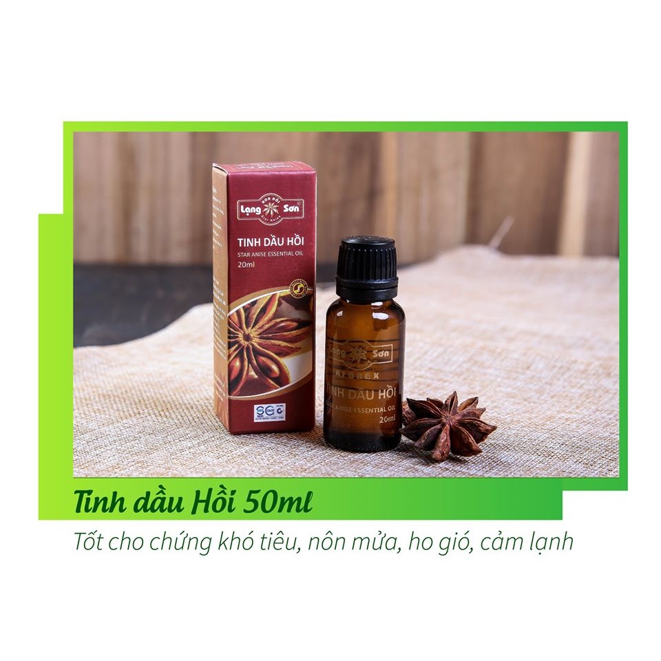 [[ 2 Chai Tinh Dầu Hồi + Quế - Xông, Uống, Ngâm, Thoa ]] - AFOREX - Hàng Chính Hãng