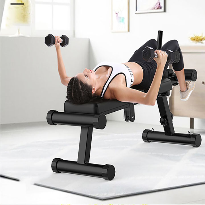 Ghế Tập Bụng -Ghế Vuông Tập Cơ Bụng Đa Năng Vai ,Cổ,Hông,Lưng Đa Năng Tại Nhà