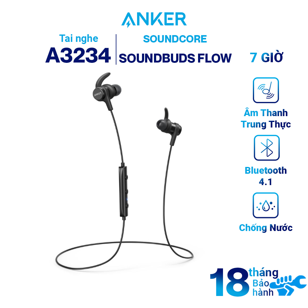 Tai nghe bluetooth Anker SoundBuds Flow - A3234