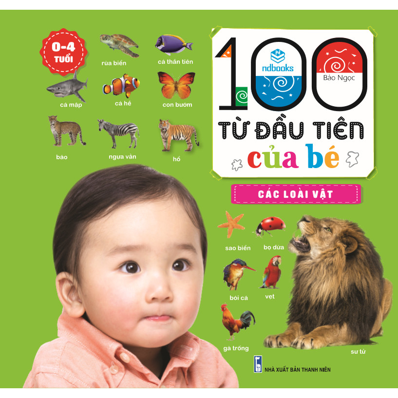 Sách 100 từ đầu tiên của bé (bìa mềm)